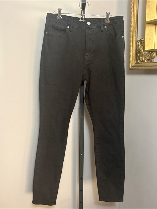 Good American Denim - Good American Size 14 32 Black Jeans Classic Stretch Denim